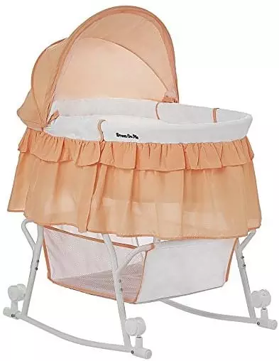 Dream On Me Lacy Bassinet and Cradle