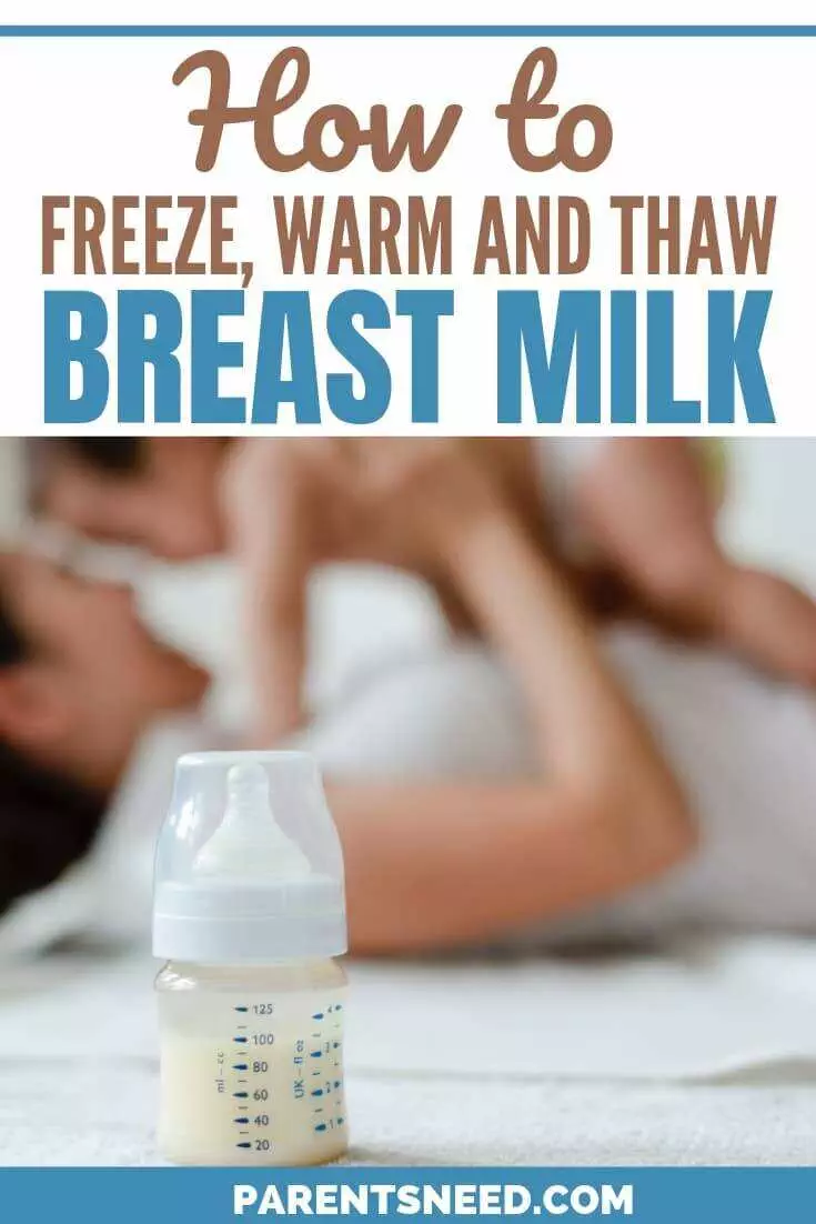 Guide to freezing, thawing and warming breast milk