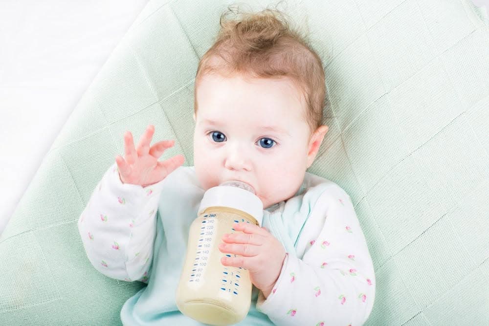 Teething toddler